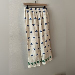 Embroidered Pants